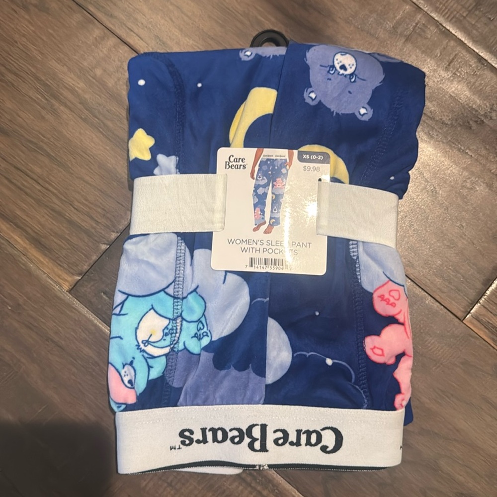Women’s Care Bears Fleece sleep pant with pockets size XS